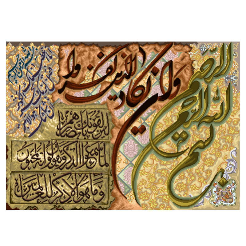نخ و نقشه تابلوفرش مدل 2217