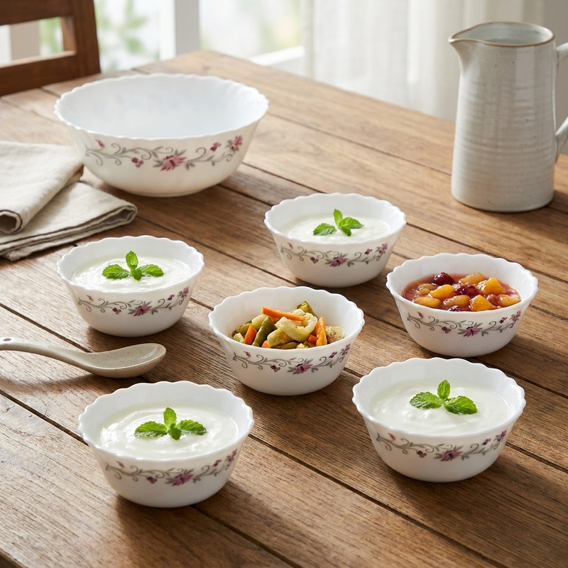 پیاله پارس اپال طرح لیندا124 بسته 6 عددی