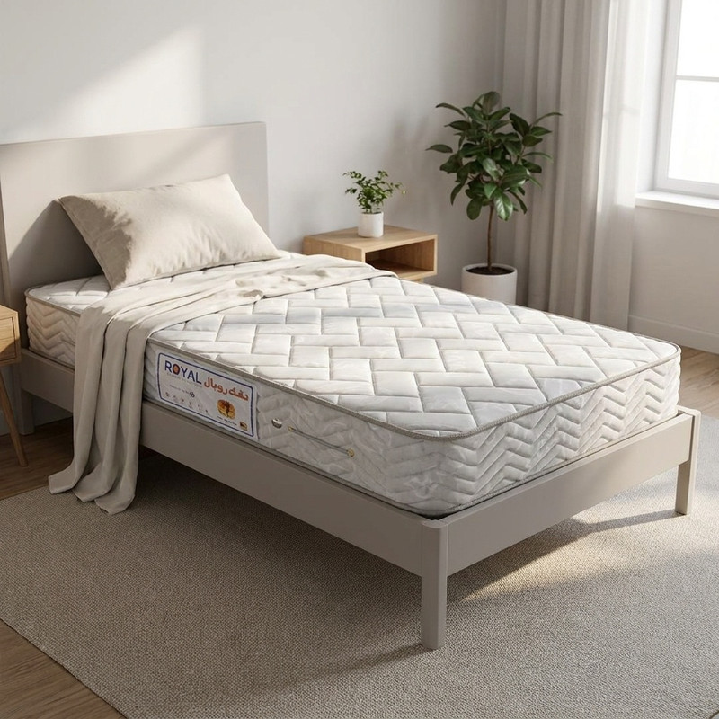 تشک رویال مدل Roy6 یک نفره سایز 200x120 سانتی متر