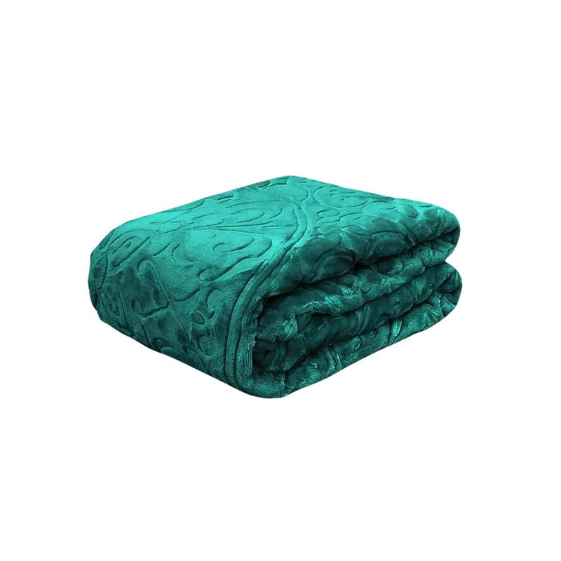 پتو یک نفره گلبافت مدل الوان گل برجسته سایز 220x160 سانتی‌متر