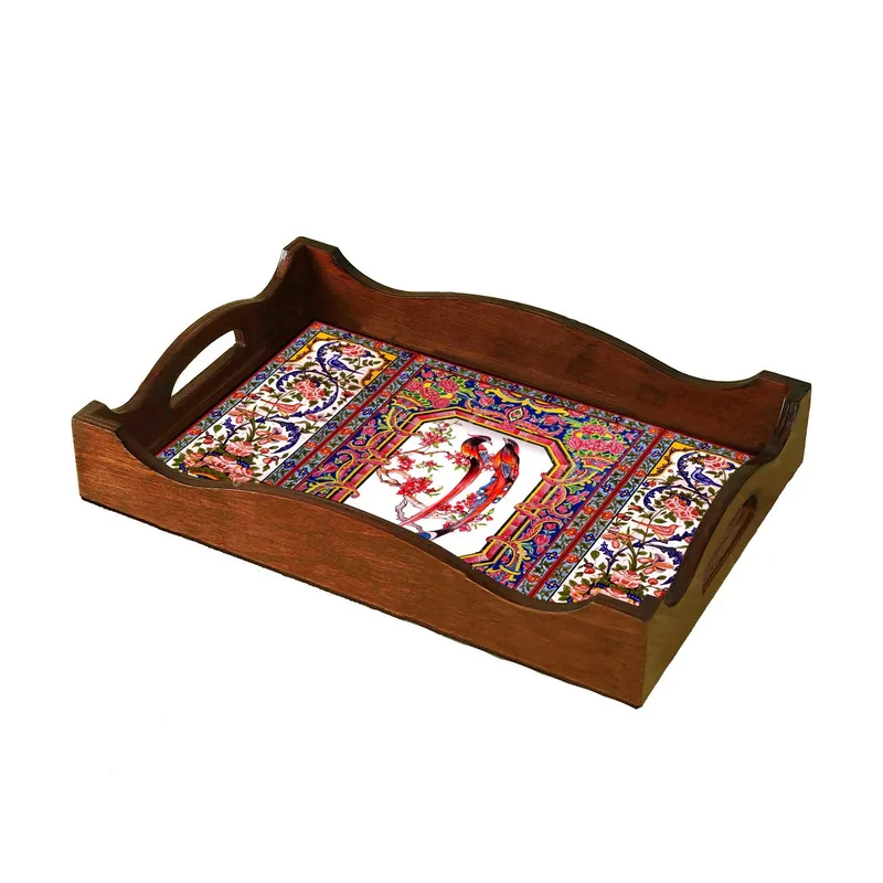 سینی دسته‌دار مدل R.K4.32 سایز 32 × 22 سانتی‌متر