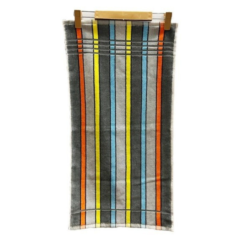 حوله حمام ماندگار طرح راه راه MA31211 سایز 100x170 سانتی متر