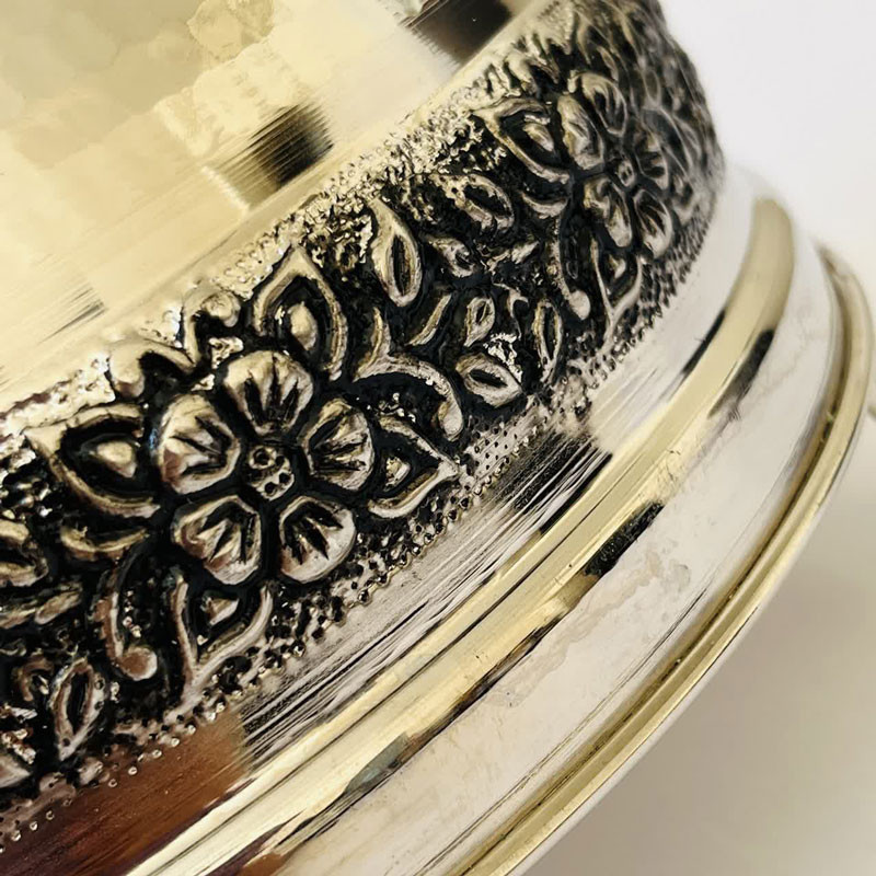 جعبه  دستمال کاغذی مسی کد ZH412