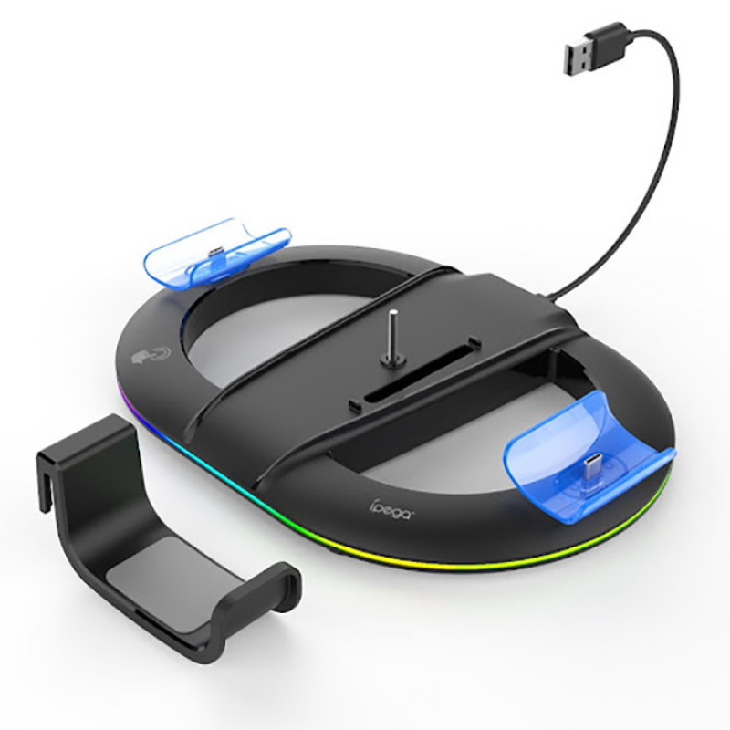 فن و پایه شارژر RGB پلی استیشن 5 آی پگا مدل PG-P5S045