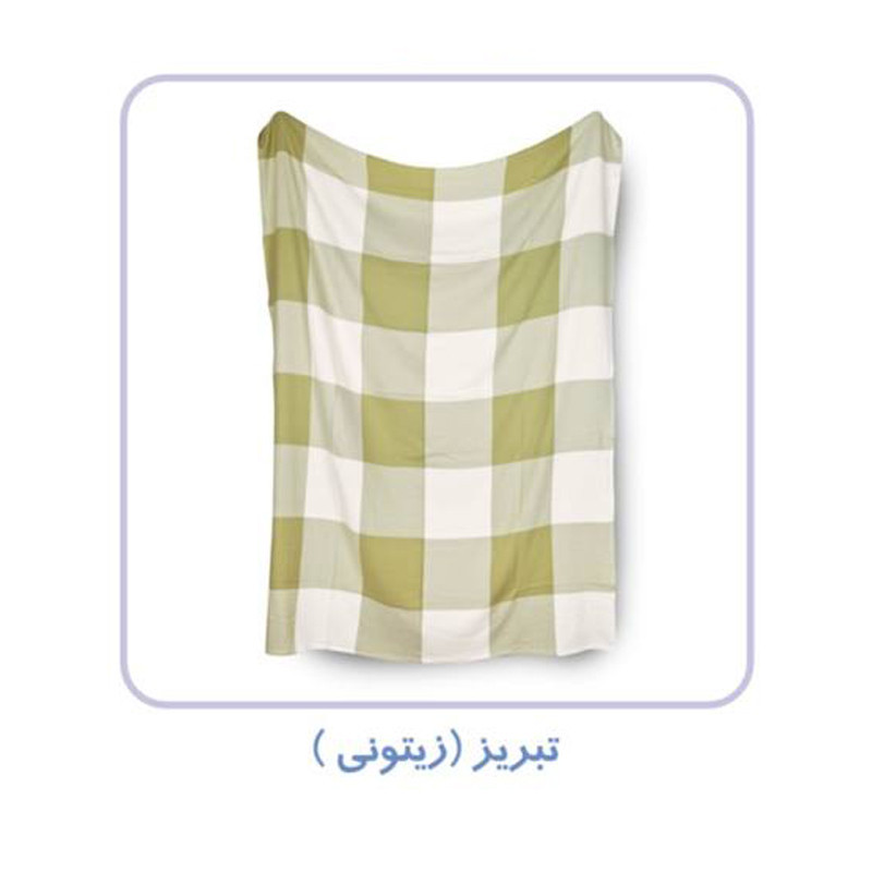 پتو مسافرتی برق لامع مدل تبریز مخمل سایز 150*200 سانتی متر