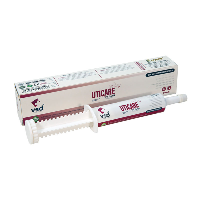 خمیر تقویت سیستم ادراری سگ و گربه وی اس دی مدل مدل Uticare Urinary حجم 30 میلی لیتر
