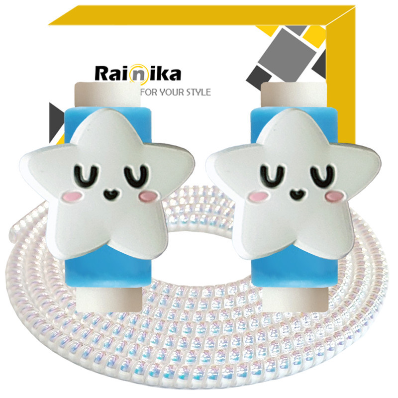 محافظ کابل شارژر و هندزفری رینیکا مدل Star AA 03 مجموعه 3 عددی