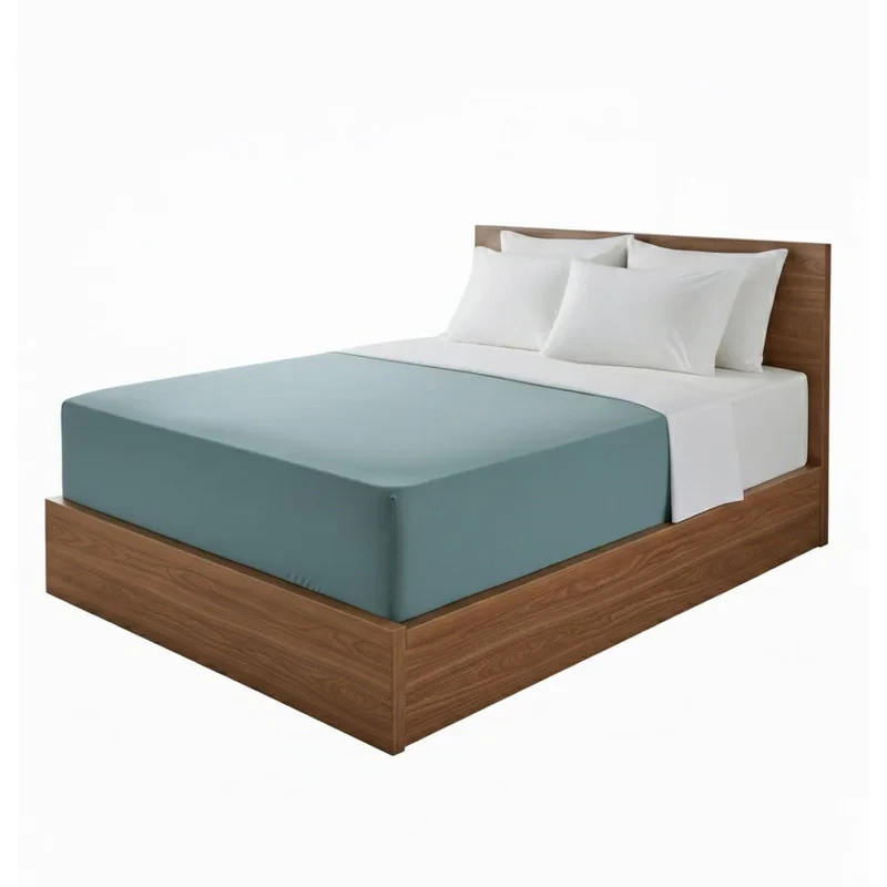ملحفه نخ پنبه انگلیش هوم مدل New Plain دو نفره سایز 200x200 سانتی‌متر