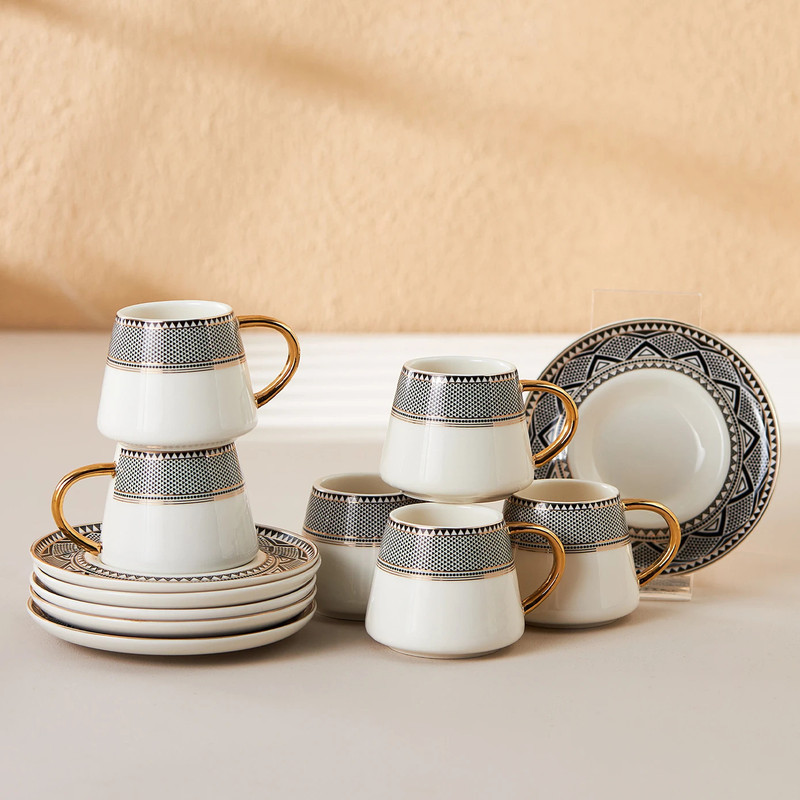 سرویس قهوه خوری 12 پارچه کاراجا مدل Globe Kahve
