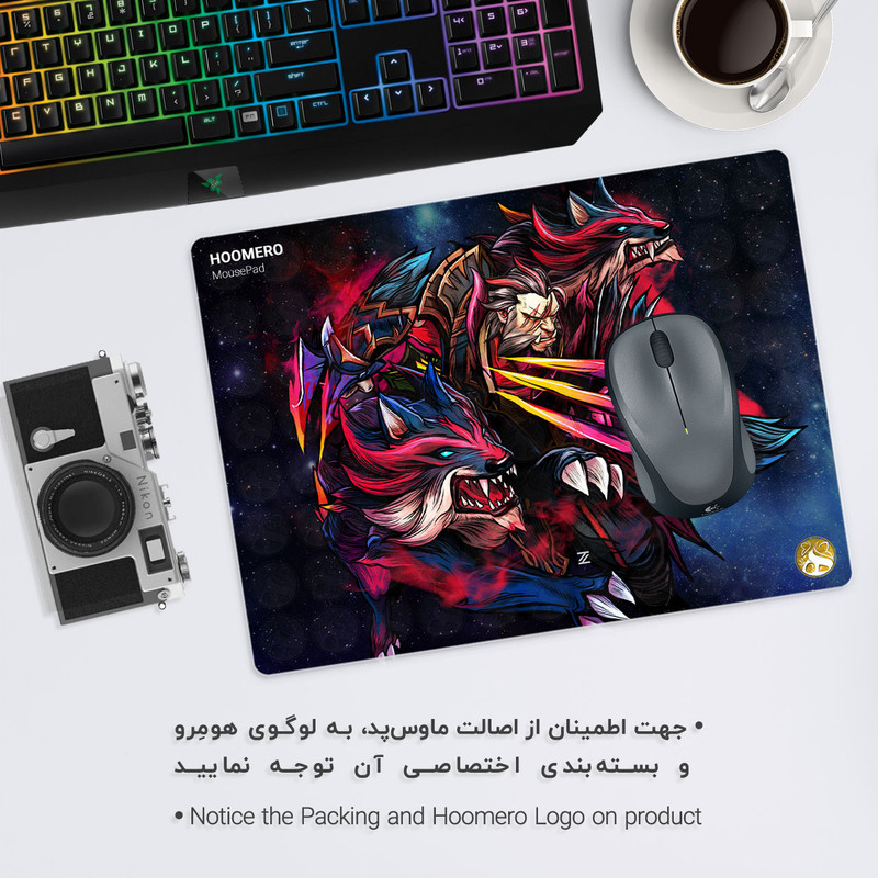 ماوس پد هومرو مدل A4102 طرح بازی Dota 2