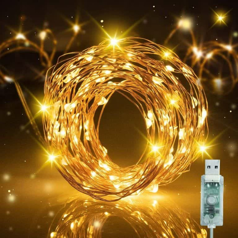 ریسه ال ای دی مدل مفتولی USB دار کد 345 طول 5 متر