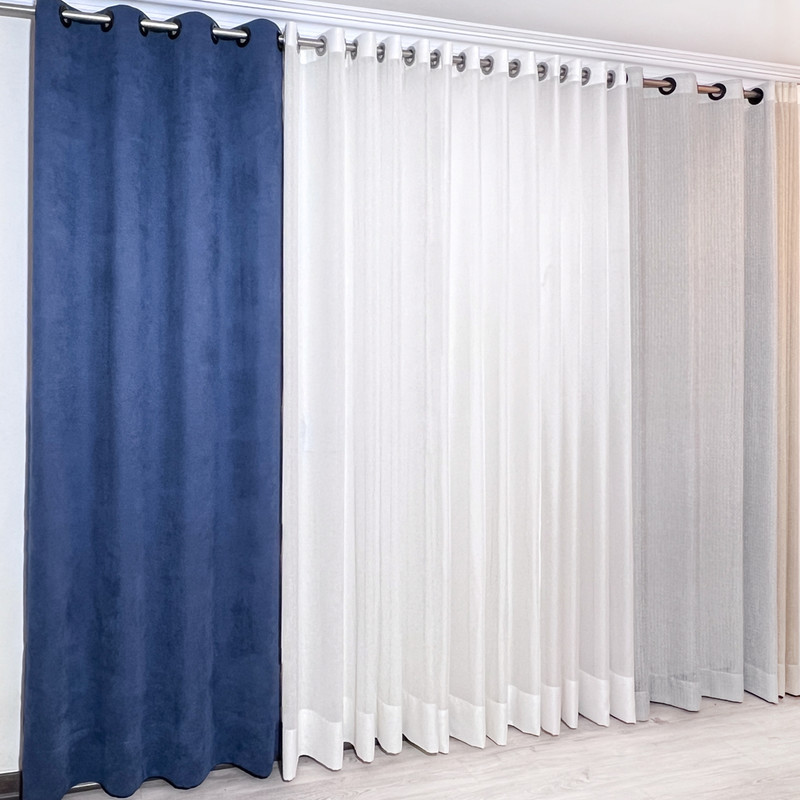 پرده مدل پانچ مخمل مات مدرن سایز 280x145 سانتی‌متر
