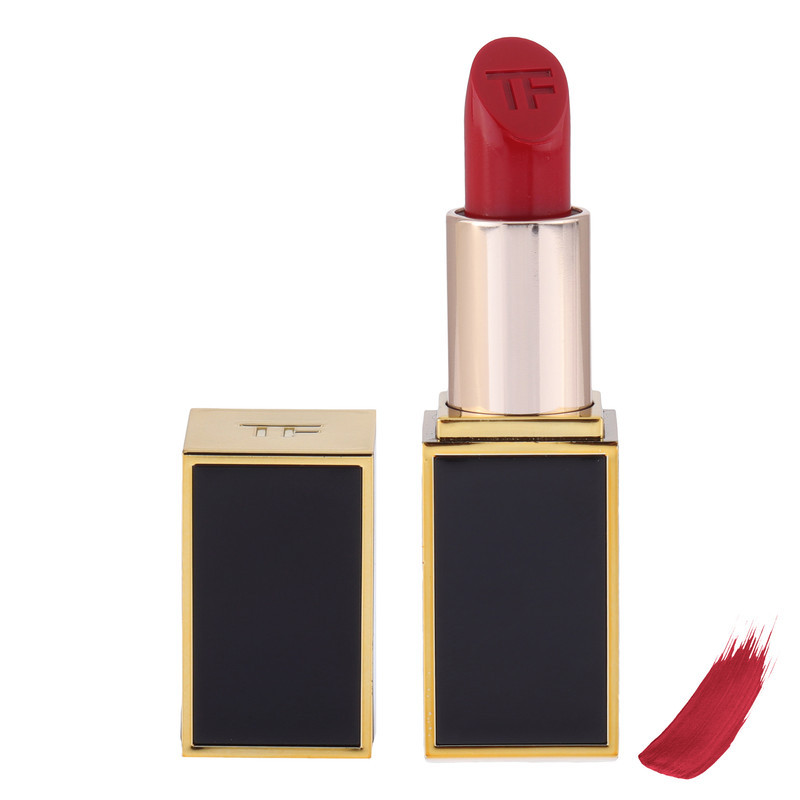 رژ لب تام فورد با شماره رنگ 16 و رنگ قرمز مدل Scarlet Rouge، وزن 3 گرم، با جلوه براق
