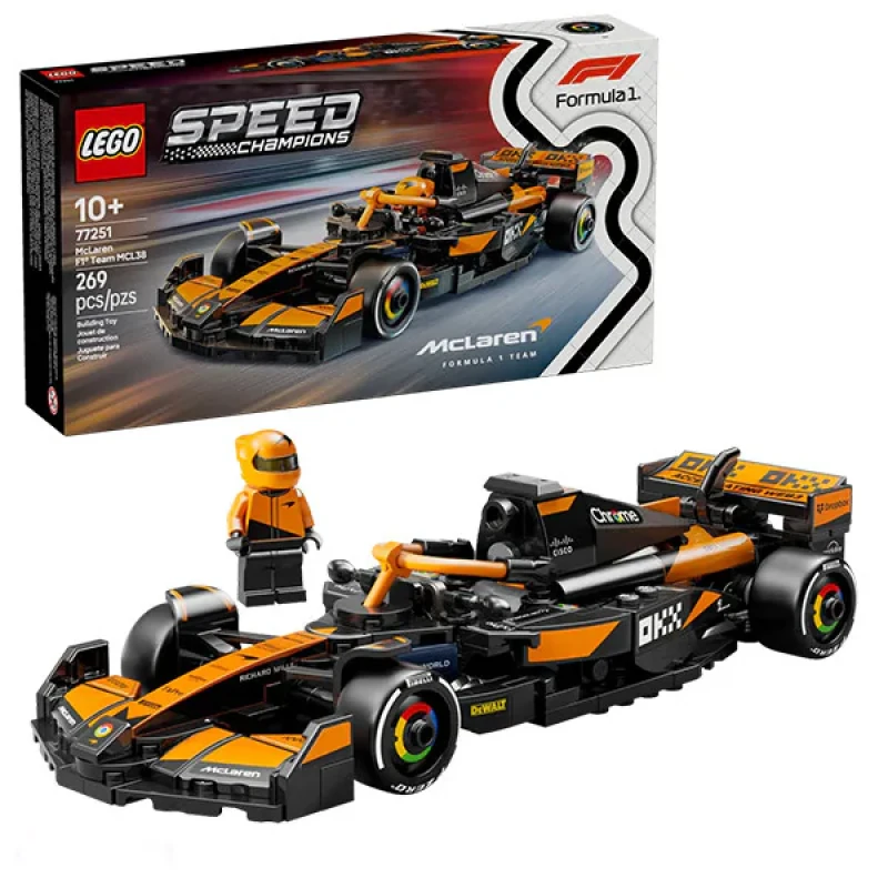 لگو 269 تکه سری اسپید مدل McLaren F1 Team MCL38 Race Car کد 77251