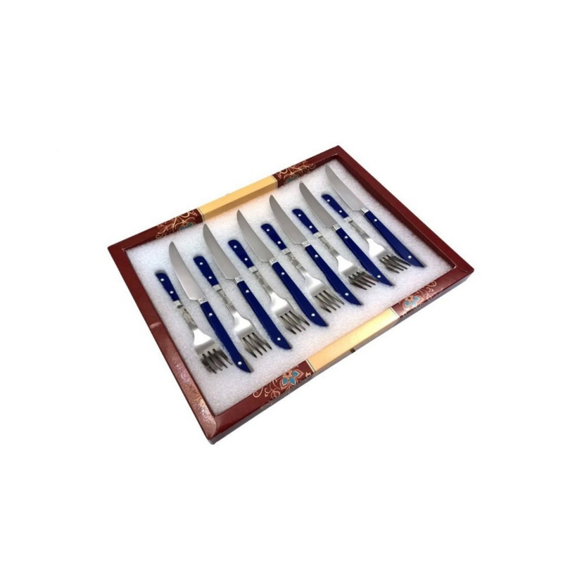ست کارد و چنگال 12 پارچه اصیل زنجان کد 01