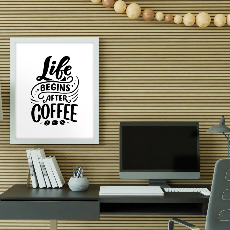 تابلو مدل نوشته انگلیسی طرح COFFEE کد 725