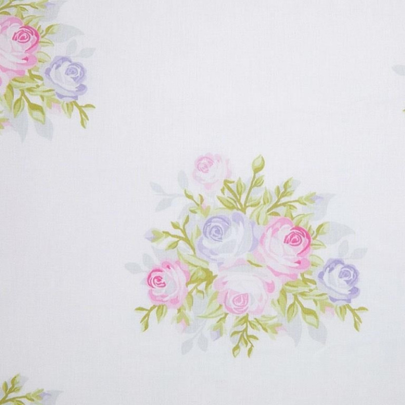 روکش لحاف پنبه انگلیش هوم مدل Pale Roses دو نفره سایز 240x220 سانتی‌متر