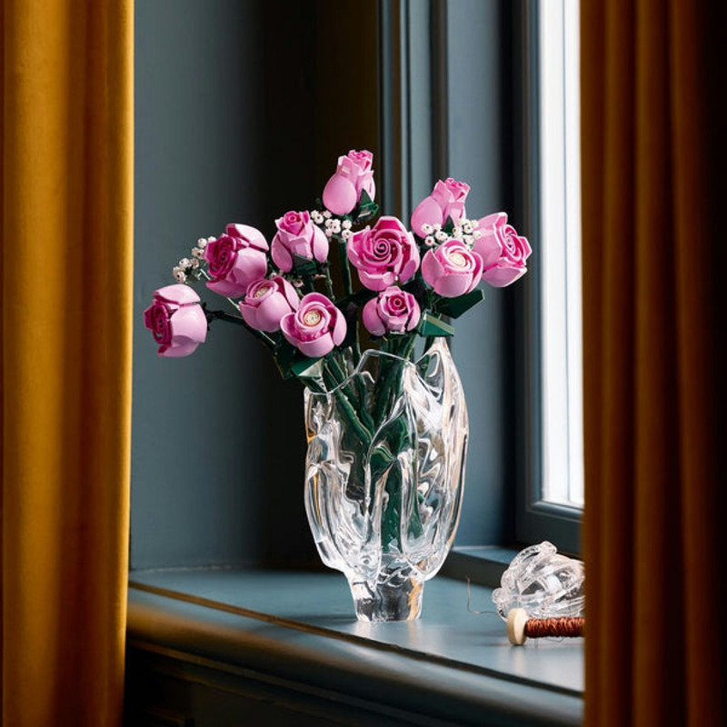 لگو 789 تکه سری بتانیکال مدل Bouquet of Pink Roses کد 10374