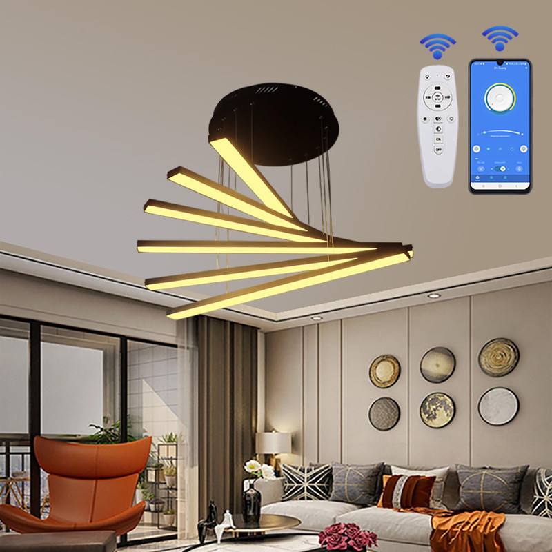 لوستر مدل مدرن سرو آویز کد SC6