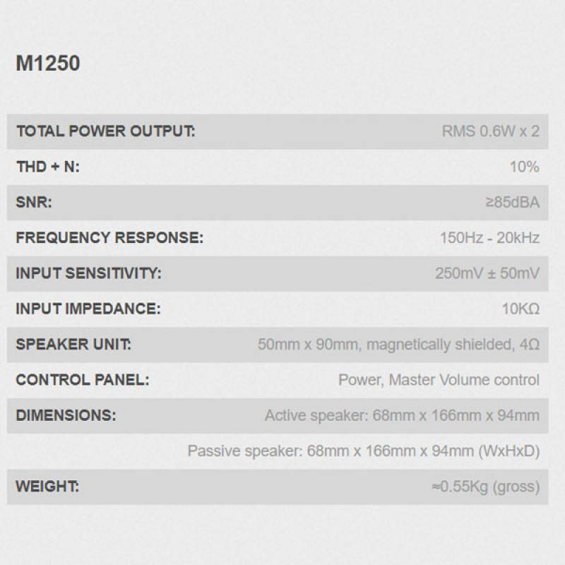 اسپیکر دسکتاپ ادیفایر مدل M1250