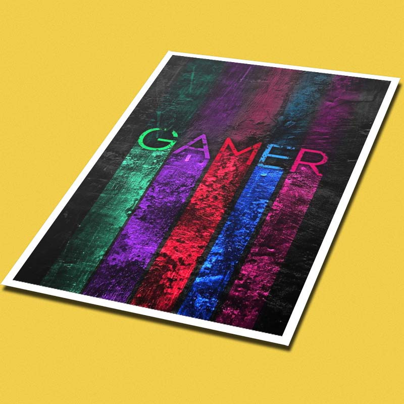 پوستر کارنيکا طرح گیم لاور Game Lover کد 34174 مجموعه 8 عددی