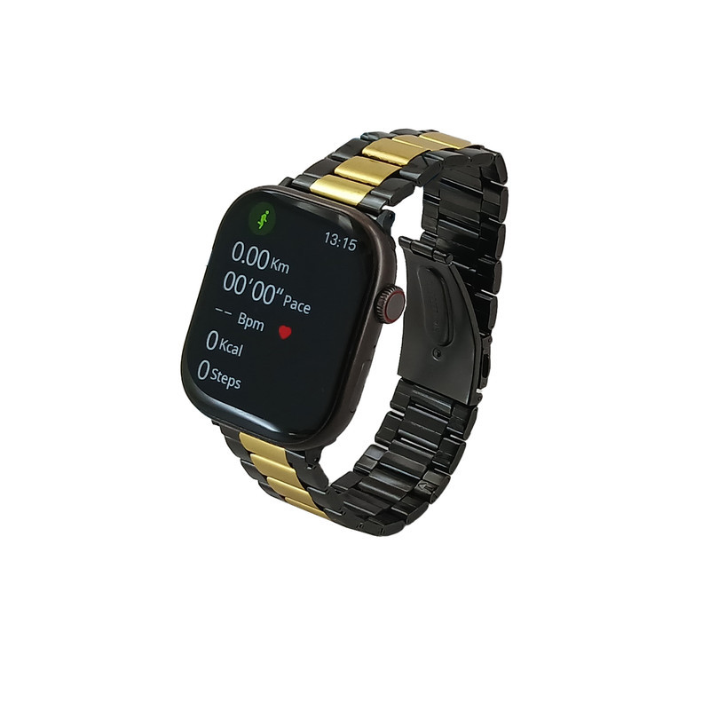 ساعت هوشمند مدل WS90 MAX با قابلیت کنترل سطح اکسیژن خون بند فلزی