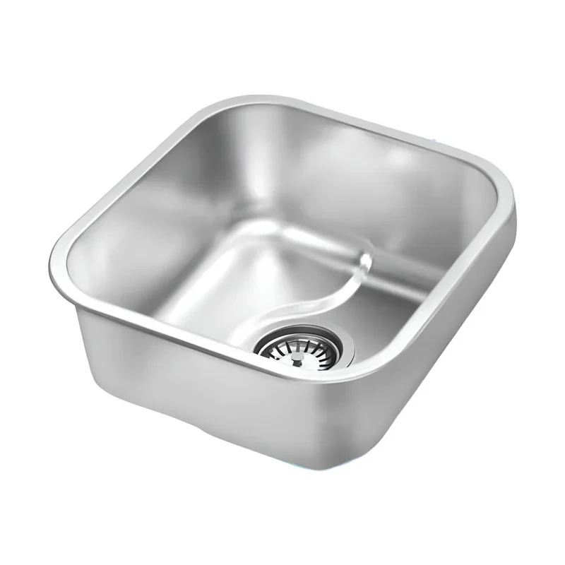 سینک ظرفشویی استیل توکار یک لگنه نگین الماس مدل SA33