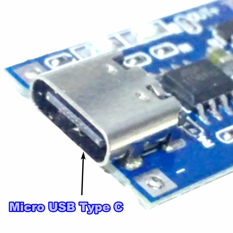 ماژول شارژر باتری مدل TP- 4056 Micro USB TypeC