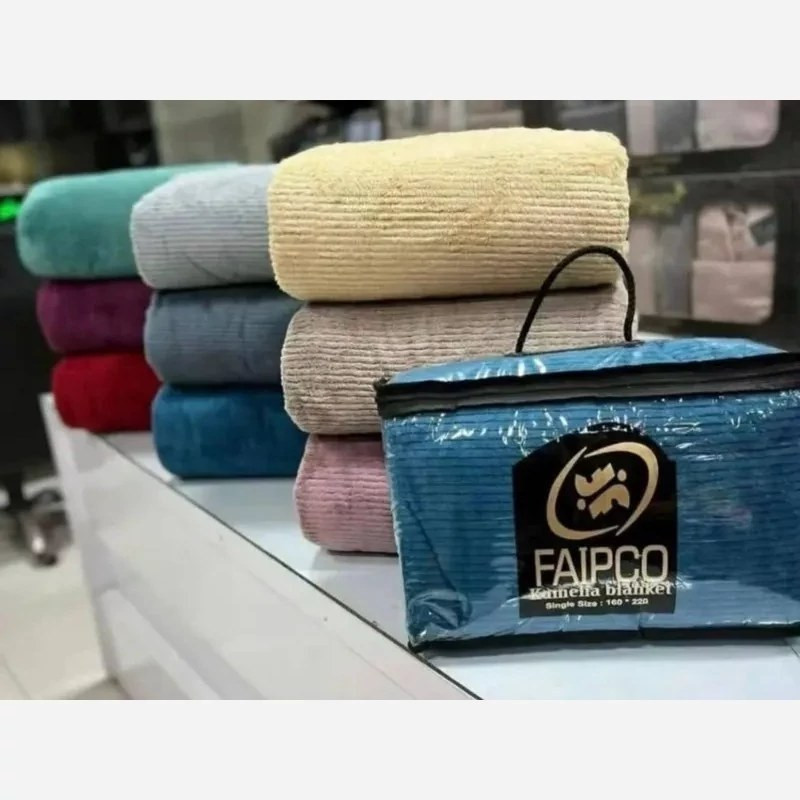 پتو مسافرتی 1 نفر مدل کاملیا سایز 220x160 سانتی‌متر