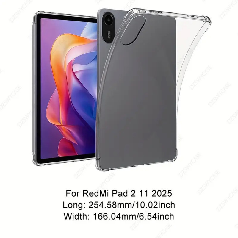 کاور مدل ژله ای ساده مناسب برای تبلت شیائومی Redmi Pad 2