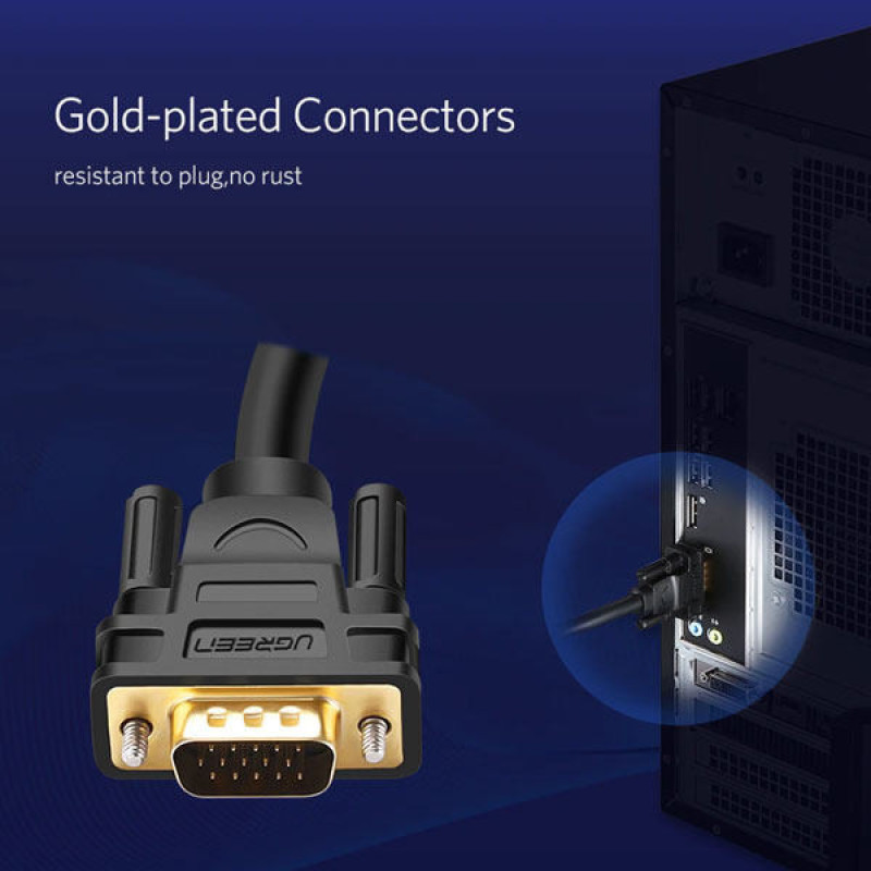 کابل VGA یوگرین مدل VG101-11631 طول 3 متر