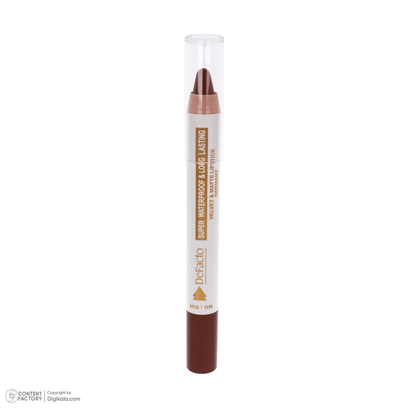 رژ لب مدادی مات دیفکتو مدل Waterproof شماره 1