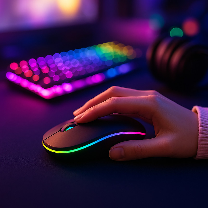 ماوس بی سیم مدل Silent RGB