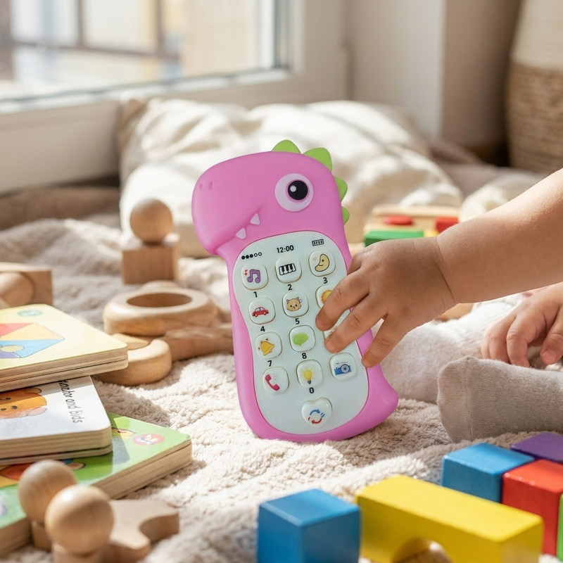 اسباب بازی مدل موبایل موزیکال طرح دایناسور