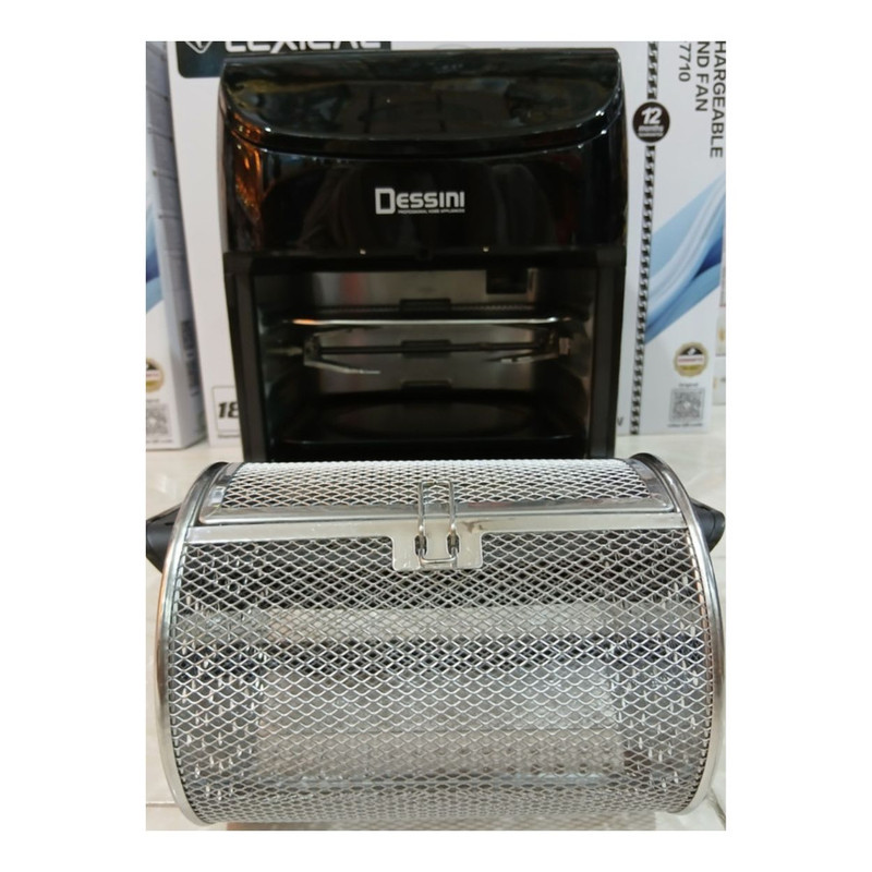 سرخ‌کن هواپز بدون روغن 14 لیتری دسینی مدل DS-877D با بیش از 7 برنامه پخت، ظرفیت 14 نفره