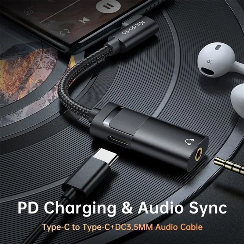 مبدل USB-C به جک 3.5 میلیمتری  USB-C مک دودو مدل CA-1880