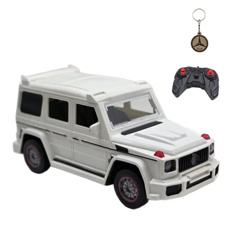 ماشین بازی کنترلی ناب سل مدل بنز جی کلاس دودزا شارژی چراغدار به همراه جاسوییچی Mercedes-Benz G-Class