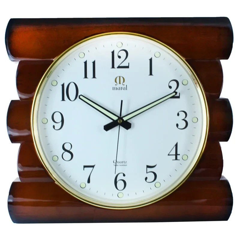 ساعت دیواری مارال طرح Woodsticks سایز 40*40