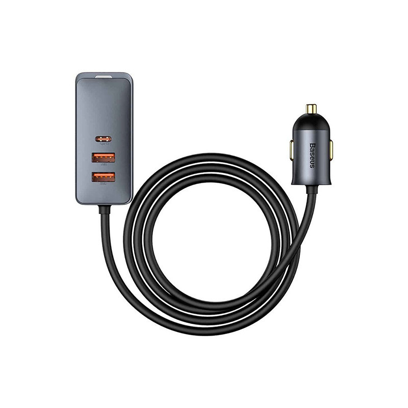 شارژر فندکی 120 وات بیسوس مدل CCBX-120C2X