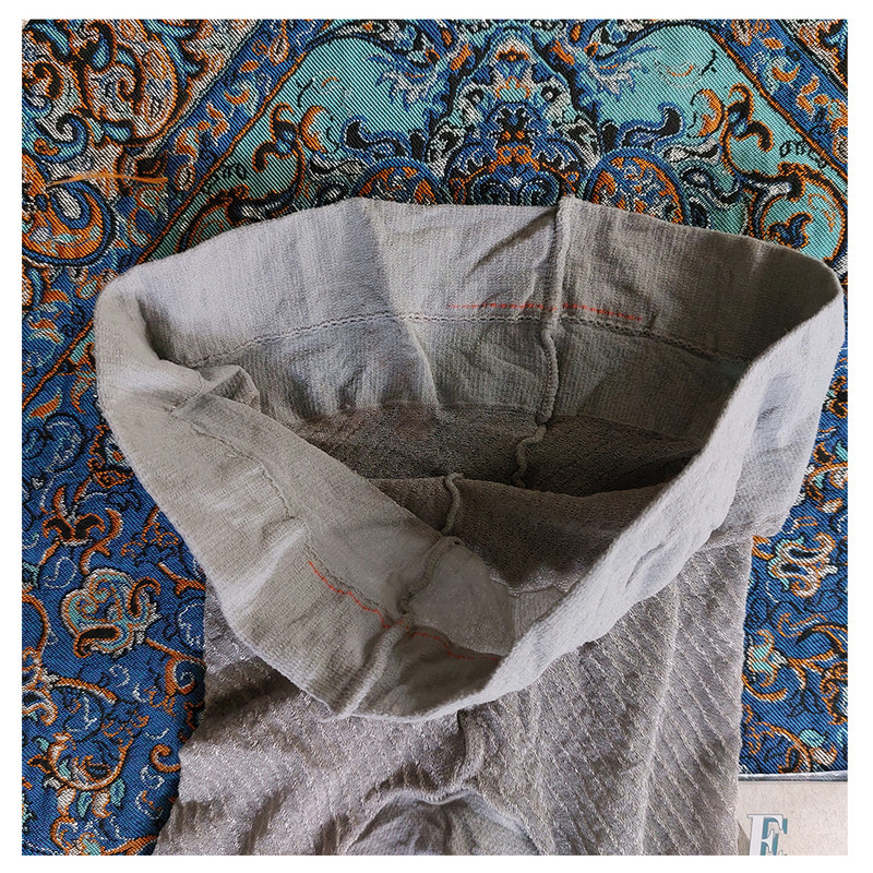 جوراب شلواری زنانه مدل شیشه ای کج راه کد AS1434 رنگ طوسی