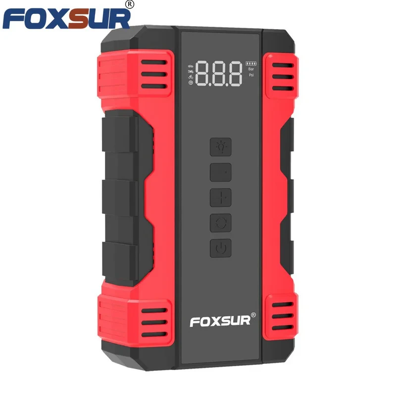کمپرسور هوا و جامپ استارتر شارژی فاکسسور مدل(12V) FJS-960