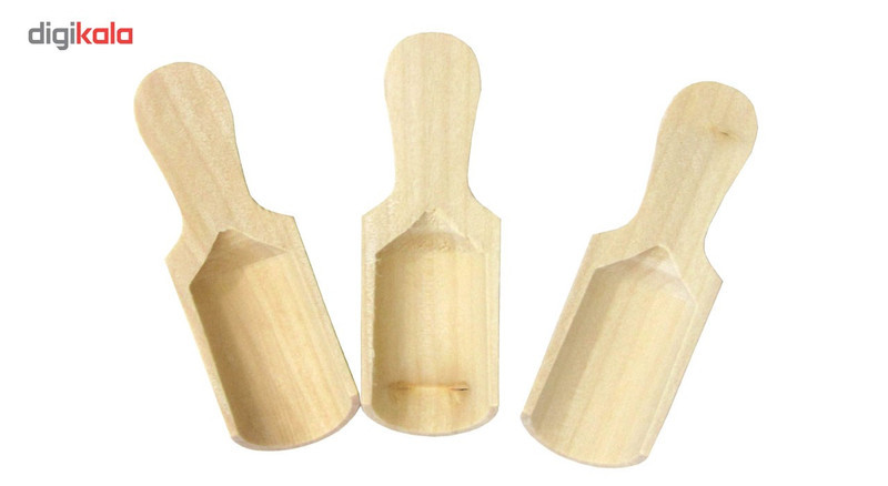 پیمانه چوبی مبتکر مدل PYMN242 بسته 3 عددی