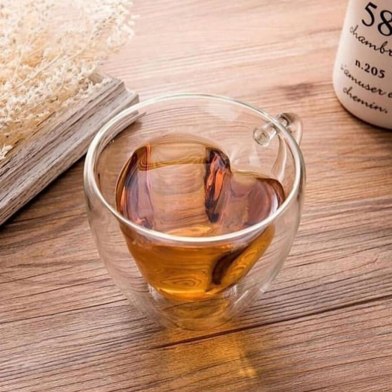 فنجان مدل دوجداره طرح قلب