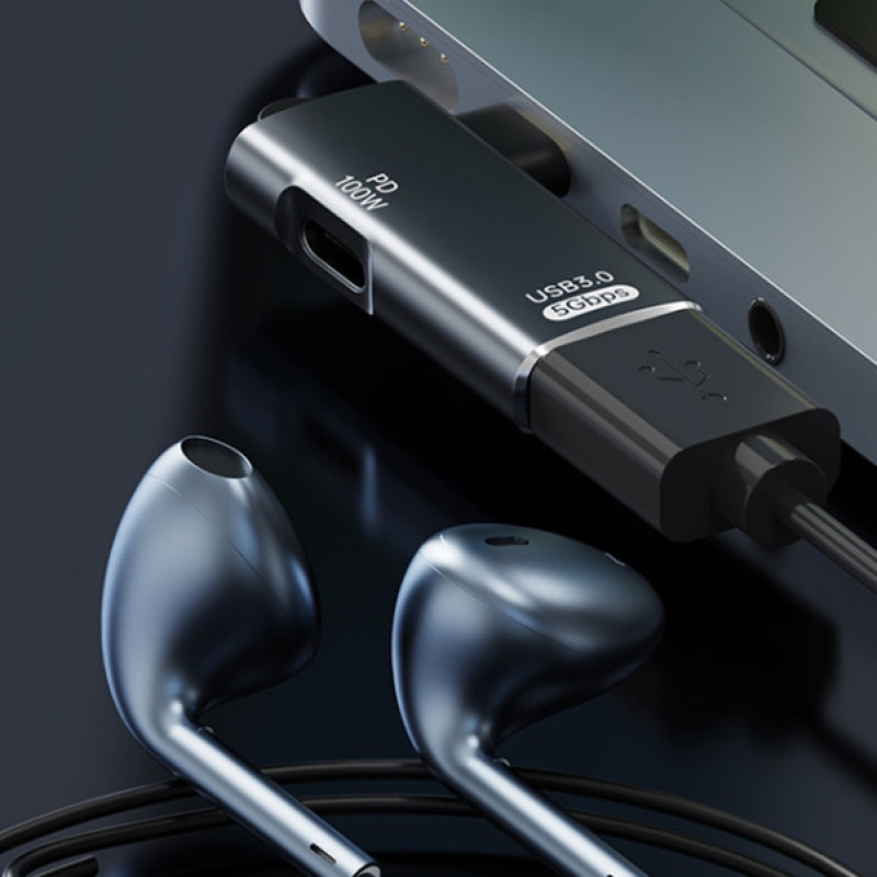 مبدل USB-C به USB3.0 مجنتیک مدل ADS-617-100W