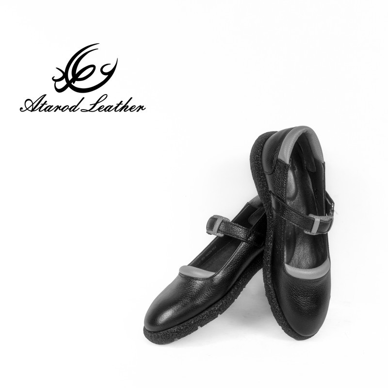 کفش زنانه چرم عطارد مدل چرم طبیعی کد SH240