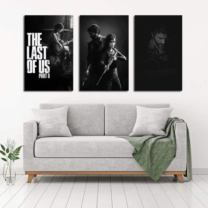 تابلو شاسی طرح بازی the last of us 2 مدل 595 مجموعه 3 عددی