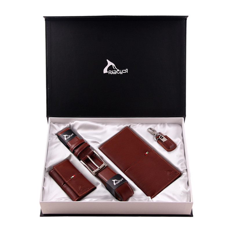ست هدیه مردانه چرم بارز کد DS53