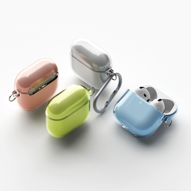 کاور هاپلایت مدل Clear Transparent HL مناسب برای کیس اپل AirPods 4