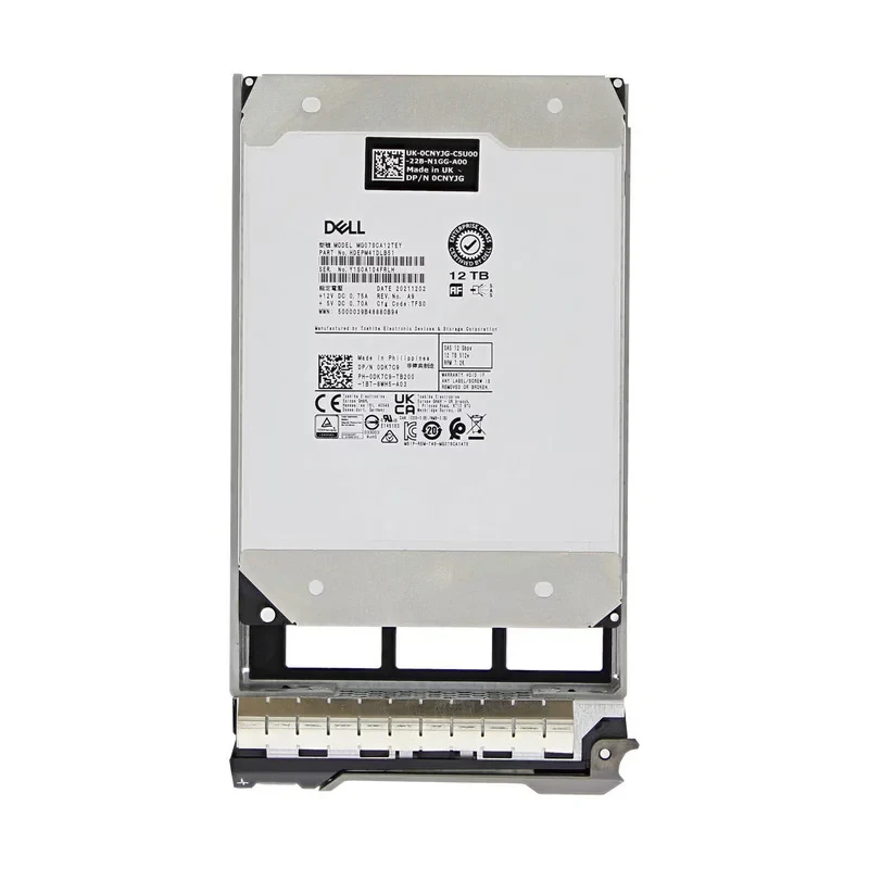 هارد دیسک اینترنال دل با رابط SAS مدل MG07SCA12TEY ظرفیت 12 ترابایت