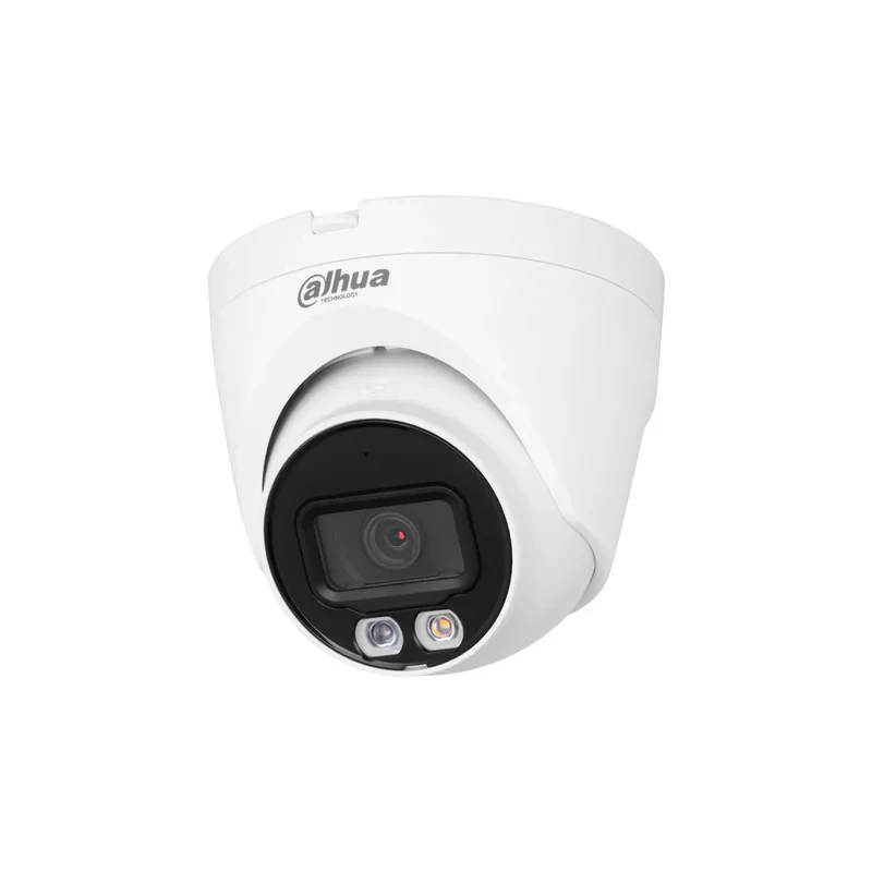 دوربین مداربسته دام تحت شبکه داهوا مدل DH-IPC-HDW1439V-A-IL با رزولوشن 4 مگاپیکسل، لنز ثابت 2.8 میلی‌متری، دید در شب هوشمند Smart Dual Light تا 30 متر، میکروفن داخلی، پشتیبانی از PoE و استاندارد ضدآب IP67 با قابلیت تشخیص انسان